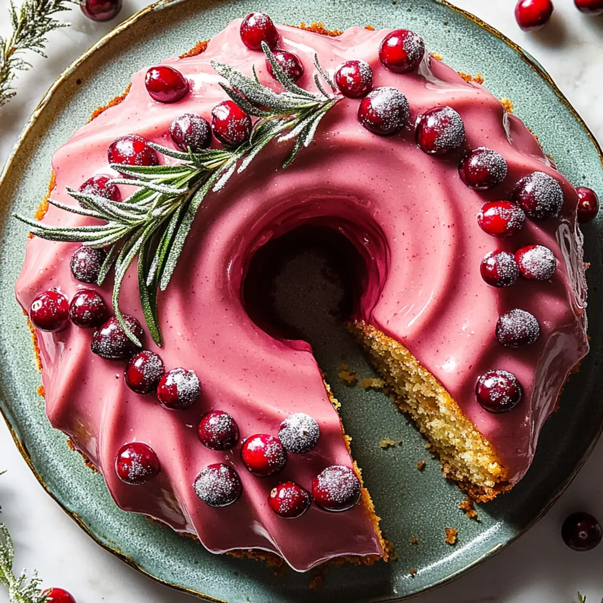 Delicious Cranberry Glaze Bundt Cake for the Holidays