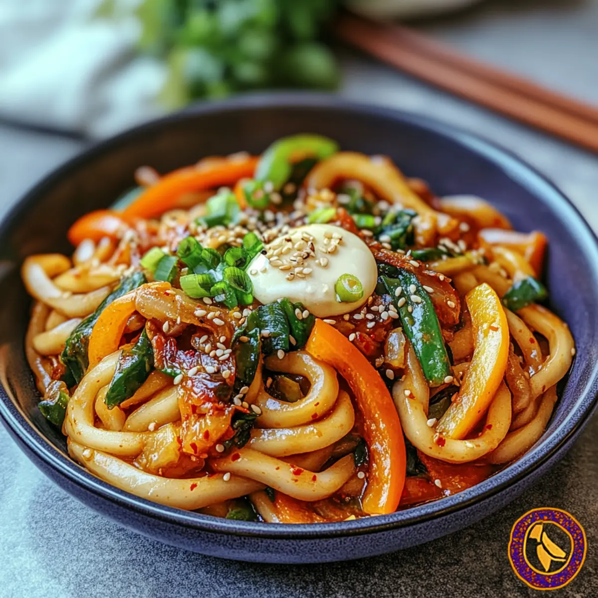 Spicy Kimchi Udon Stir-Fry: A Flavorful 20-Minute Meal