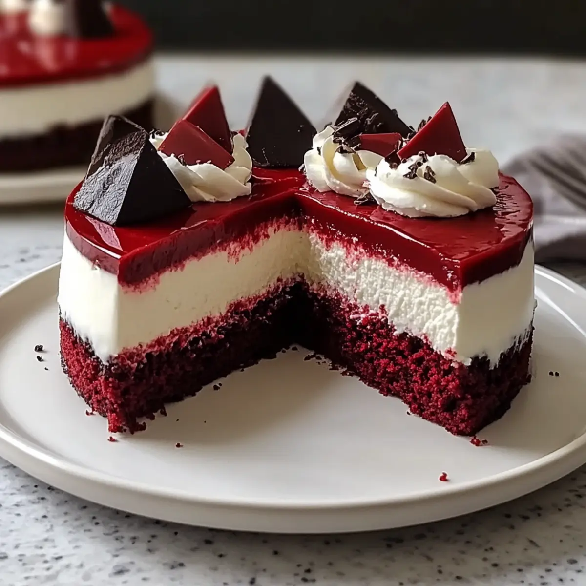 Creamy Red Velvet Cheesecake that Melts in Your Mouth