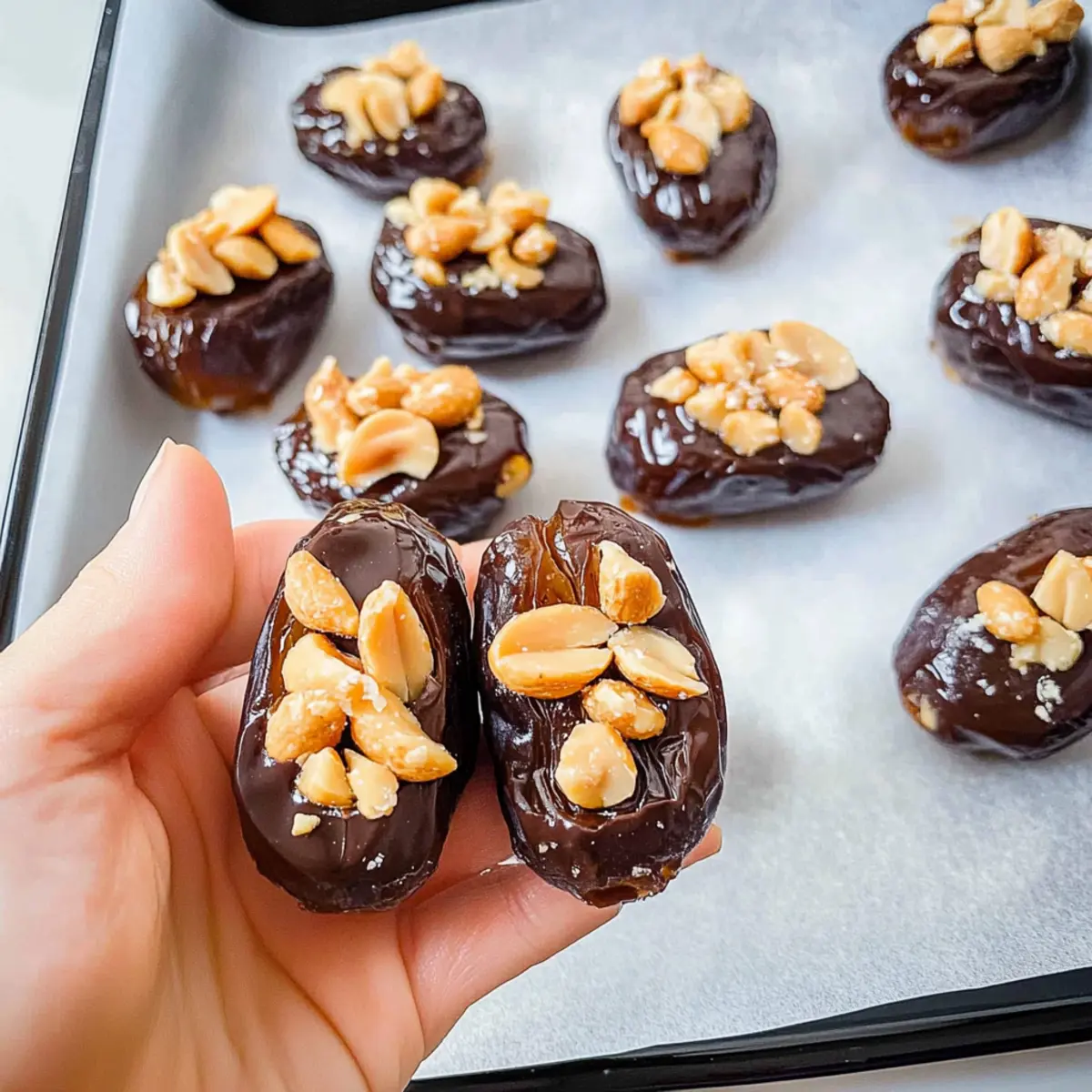 Delicious Snickers Stuffed Dates for a Guilt-Free Treat