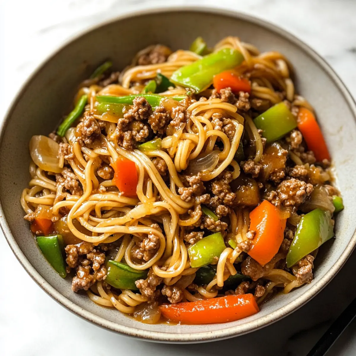Ground Beef Lo Mein: Quick Comfort Food Bliss at Home