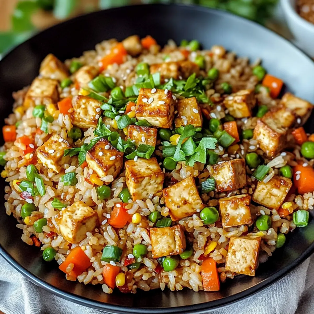 Delicious Tofu Fried Rice: Easy, Colorful & Customizable