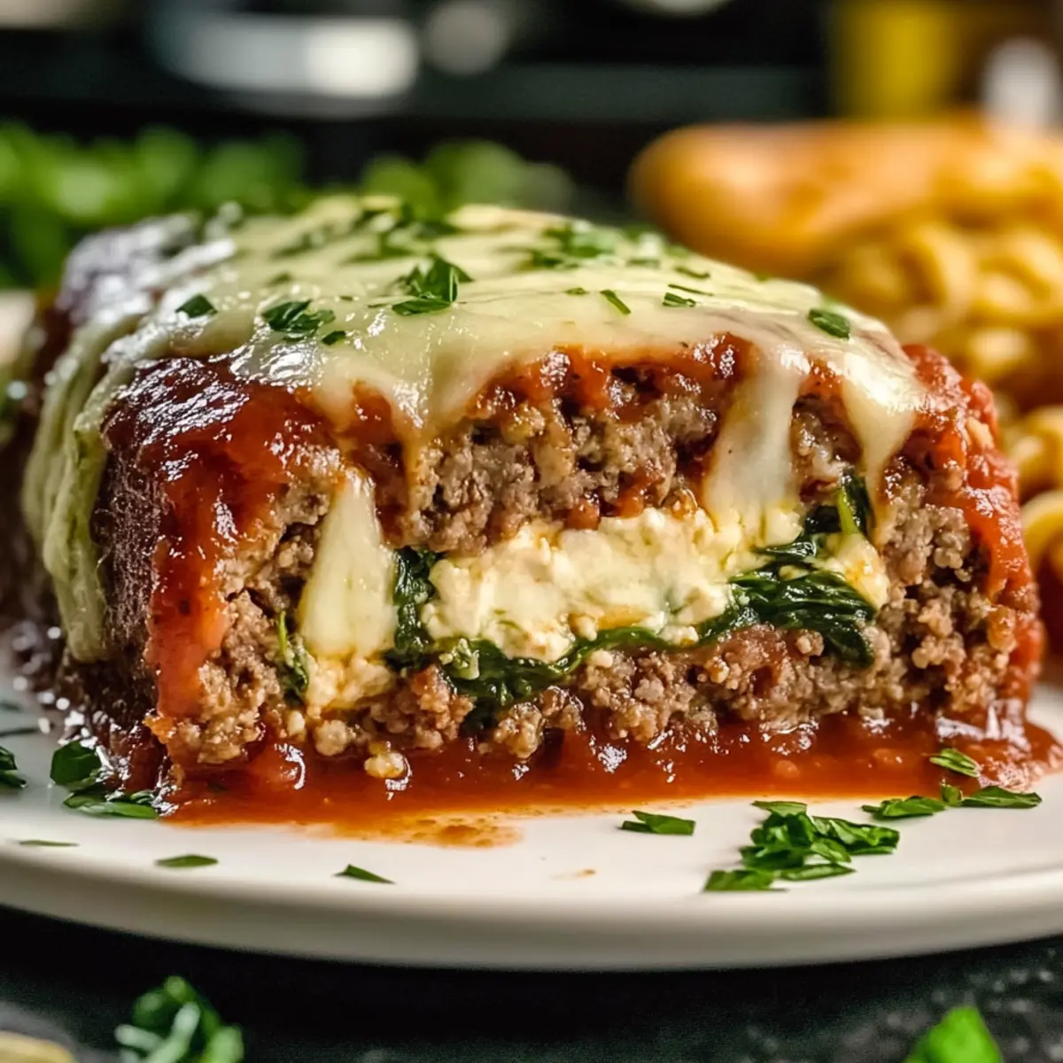 Savory Stuffed Italian Meatloaf for Comfort Food Lovers