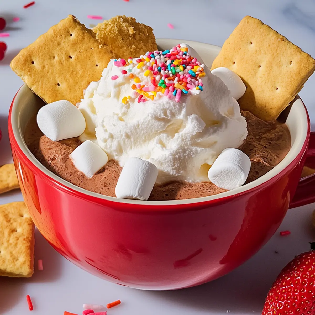 Creamy Hot Cocoa Fluff Dip: Your New Holiday Favorite