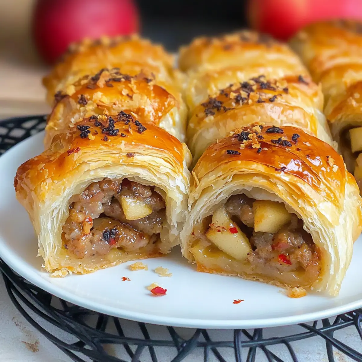 Savory Pork & Apple Sausage Rolls for Cozy Gatherings