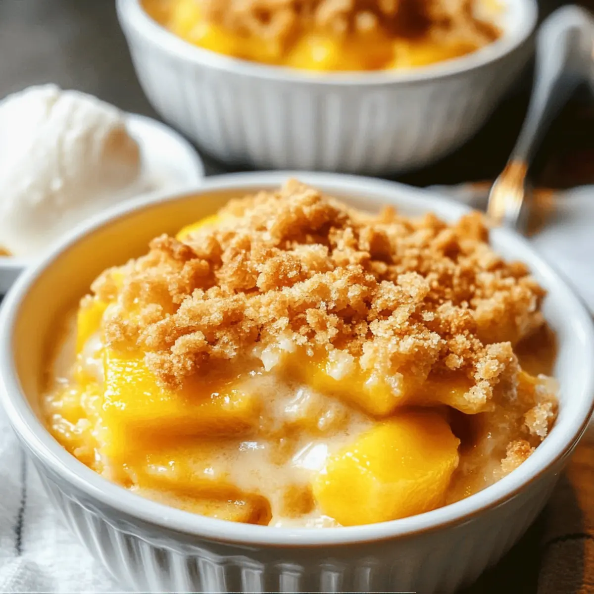 Mango Crumble Bliss: A Tropical Twist on Comfort Dessert