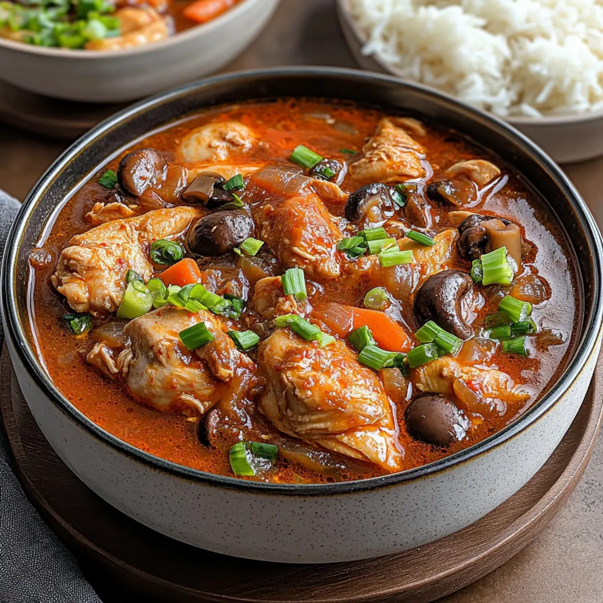 Mouthwatering Korean Chicken Stew for Effortless Comfort