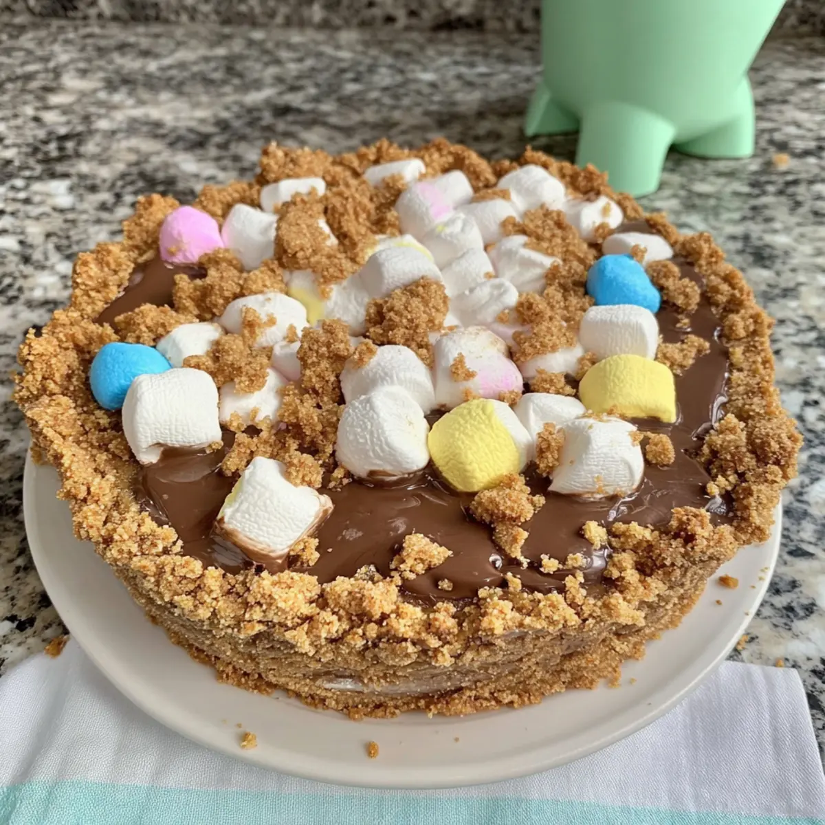 Indulge in Gooey S'mores Campfire Pie - A Cozy Delight!