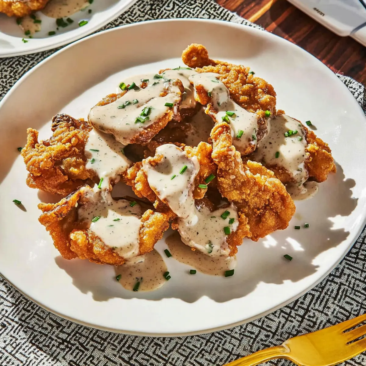 Savory Chicken-Fried Mushrooms & Gravy for Cozy Nights