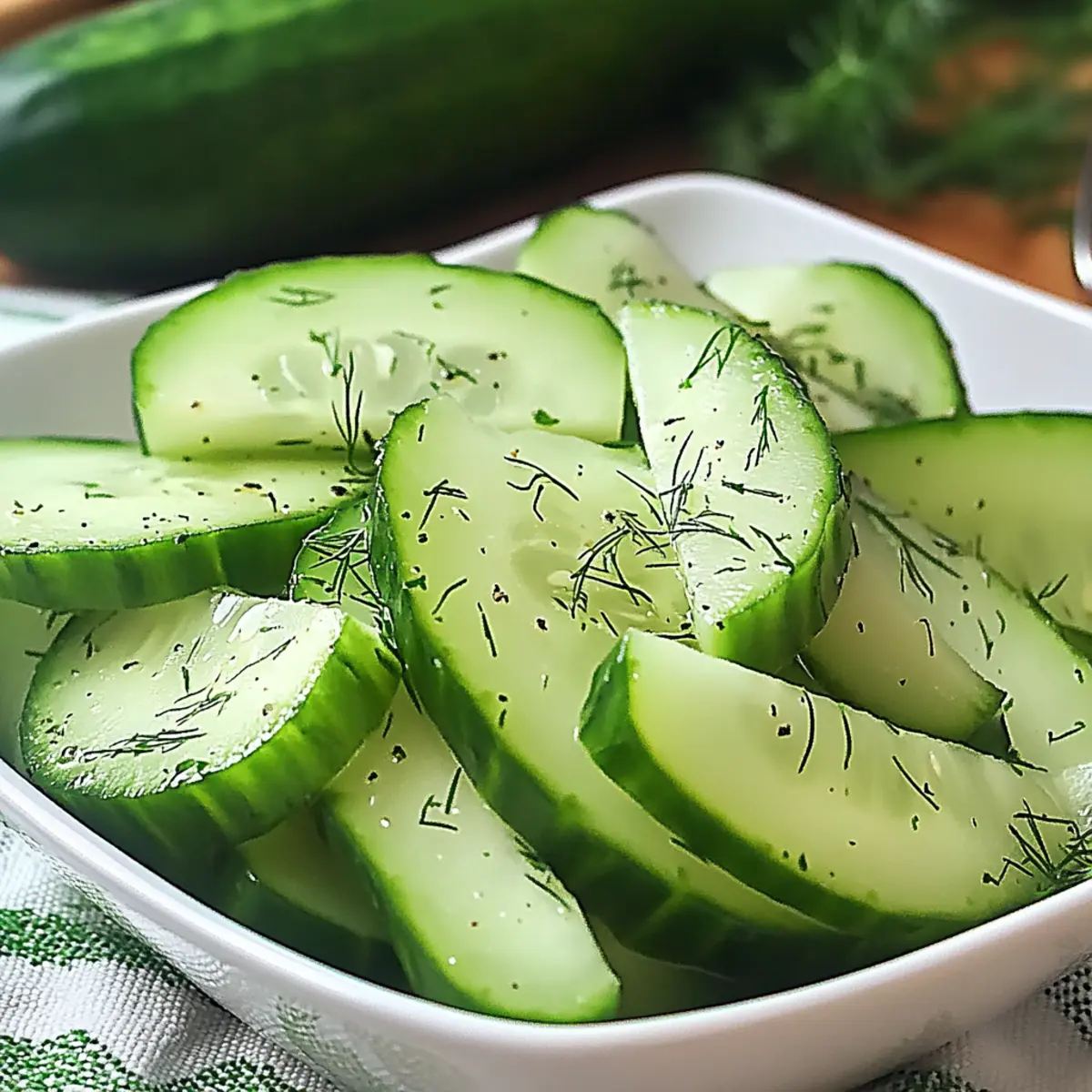 Fresh Garlic Dill Cucumbers: The Perfect Summer Side Dish