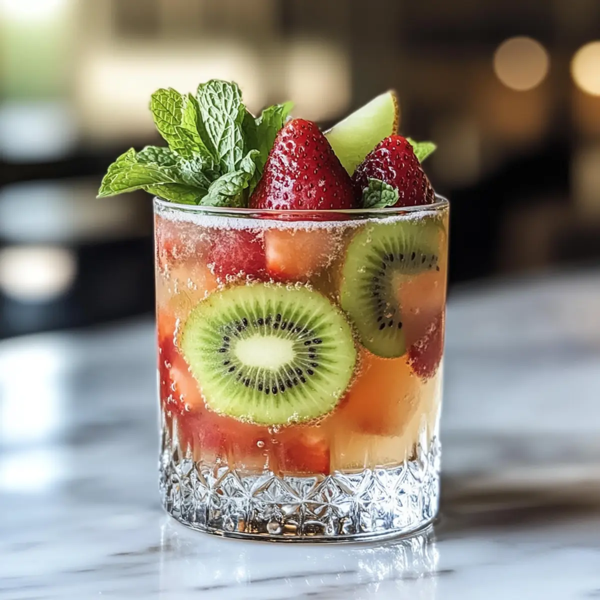 Delightful Kiwi & Strawberry Smash Mocktail for Any Occasion