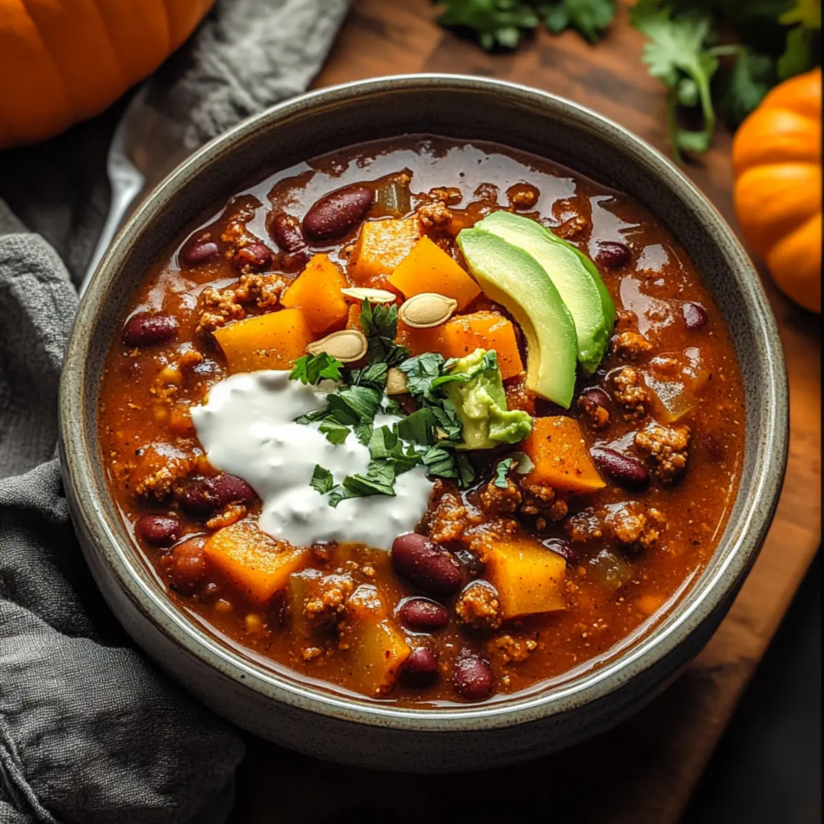 Cozy Pumpkin Chili for Heartwarming Fall Nights