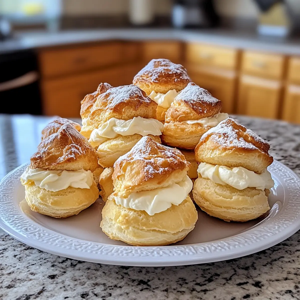 Delicious Cream Puffs: Soft Vanilla Clouds of Joy