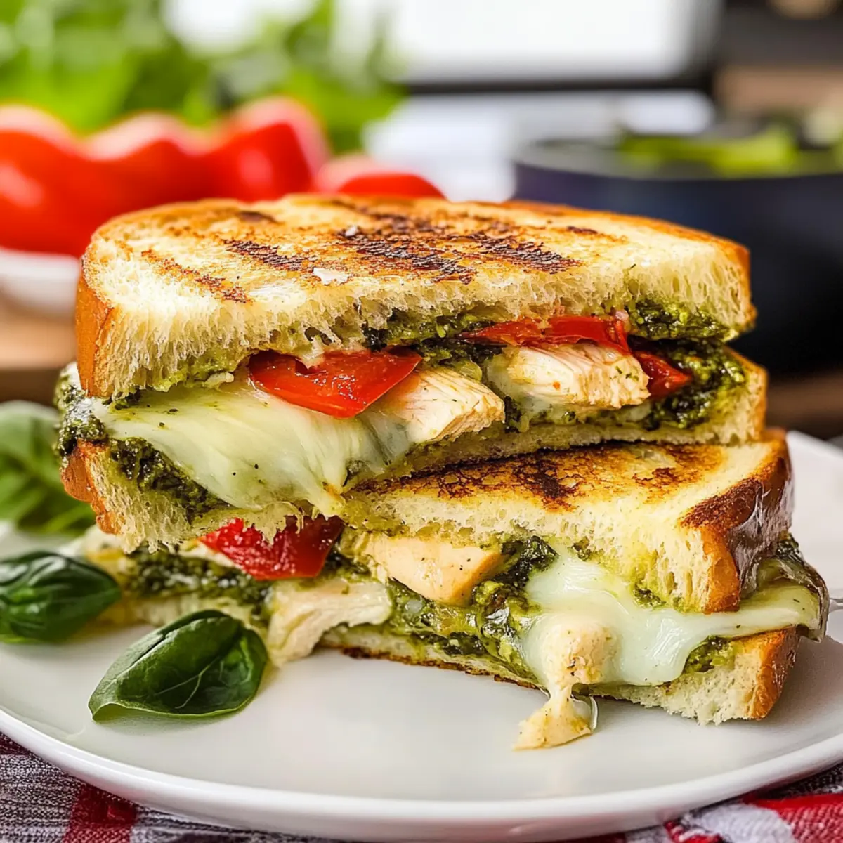 Italian Chicken Panini – Crunchy, Cheesy Delight at Home