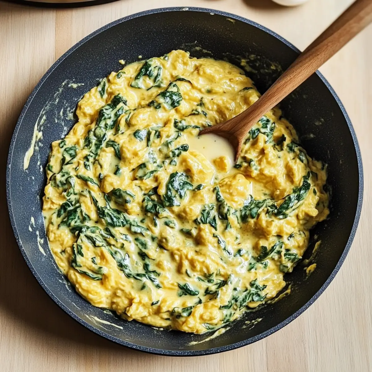 Creamed Spinach Scrambled Eggs: Your New Breakfast Favorite