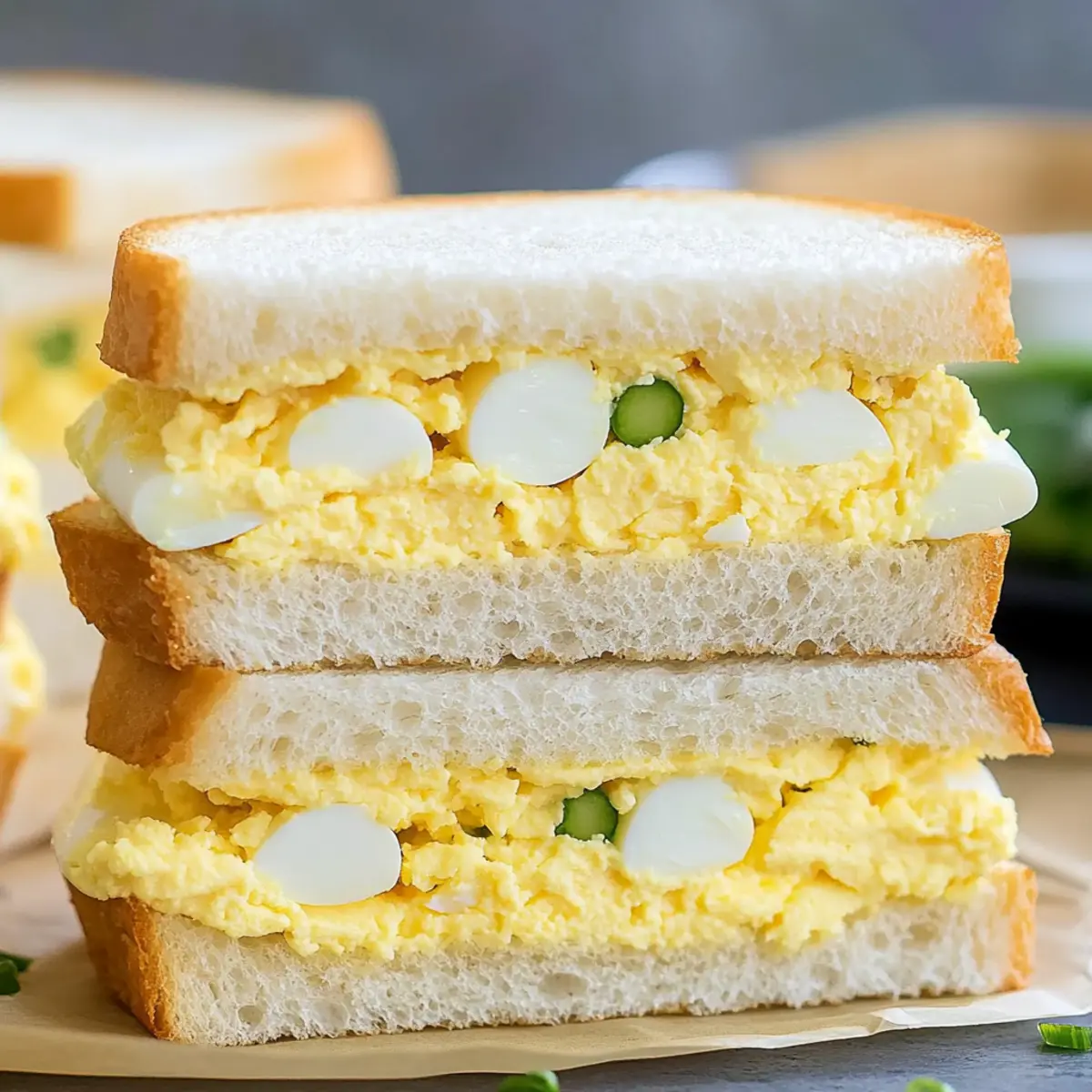 Delightful Japanese Egg Salad Sandwiches for Cozy Cravings