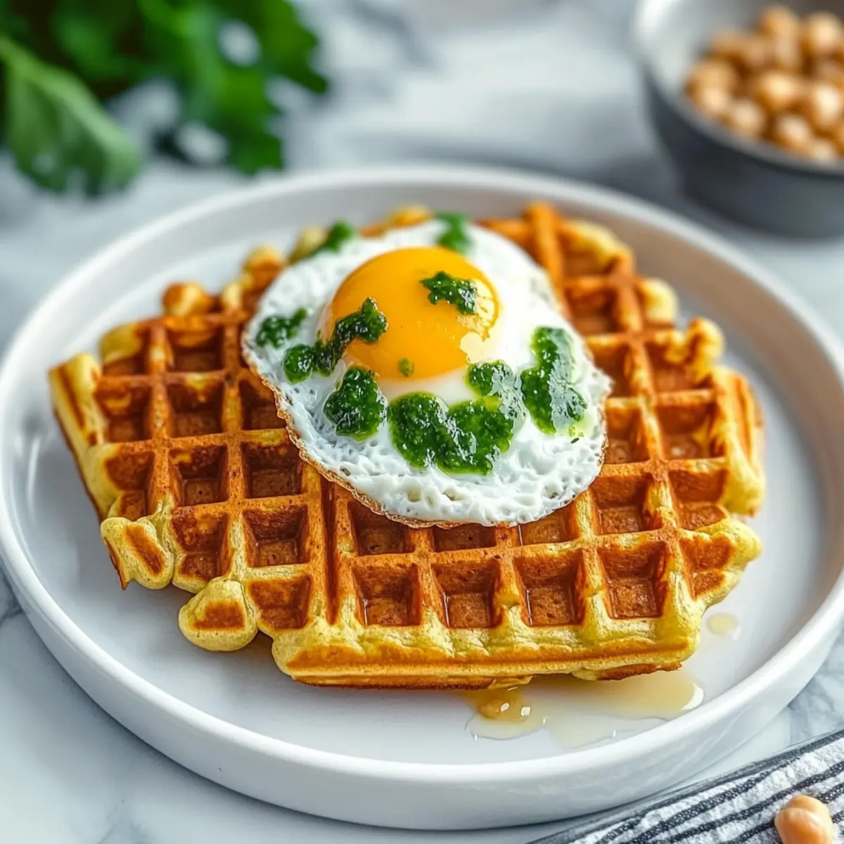 Chickpea Waffles That Will Change Your Breakfast Game