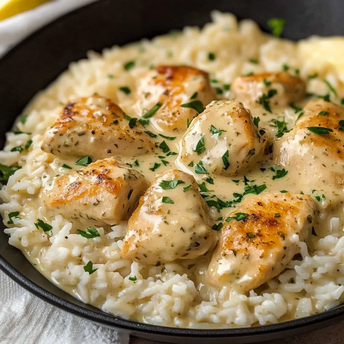 Creamy Herb Chicken & Basmati Rice for Cozy Weeknight Dinners