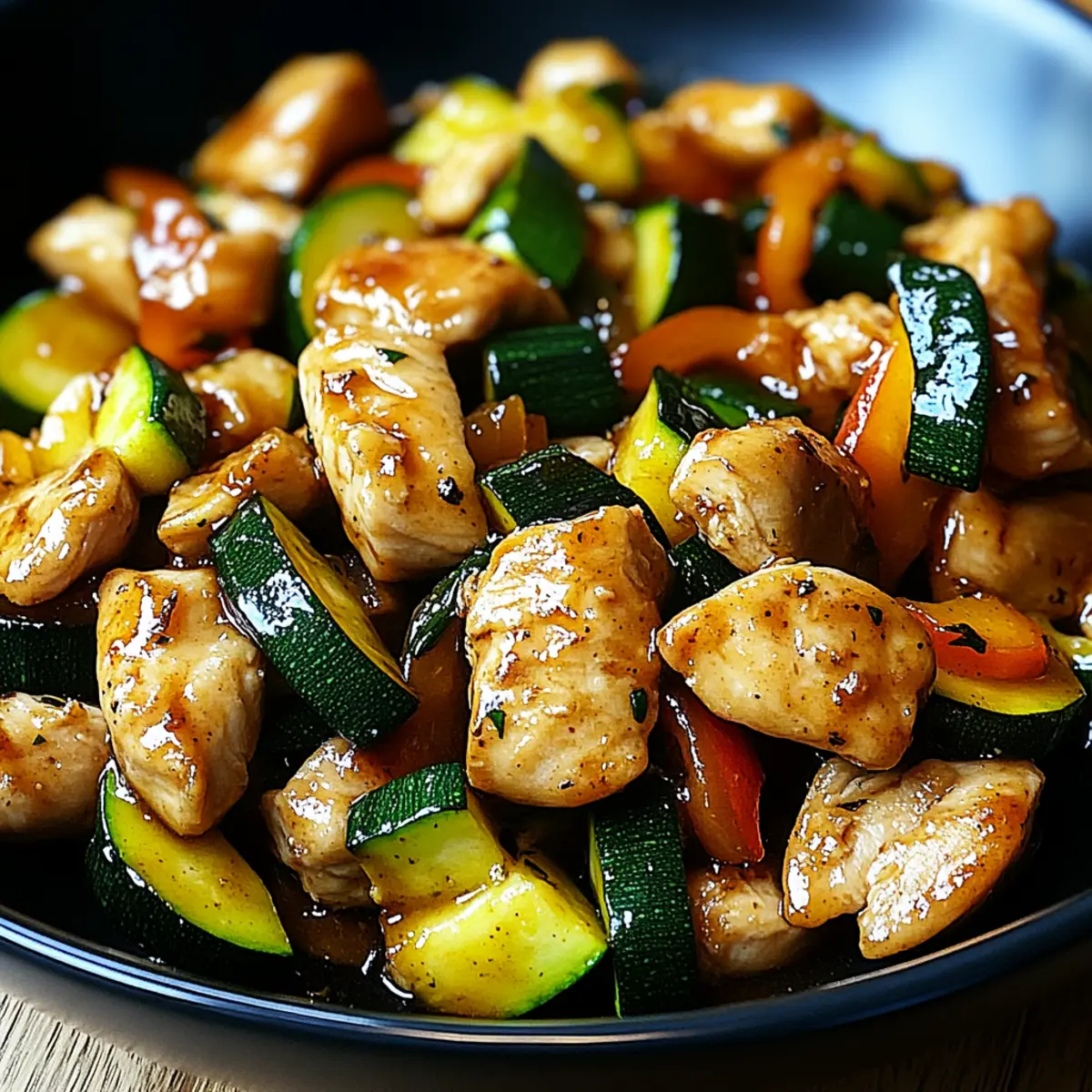 Flavor-Packed Chicken Zucchini Stir Fry Ready in 30 Minutes