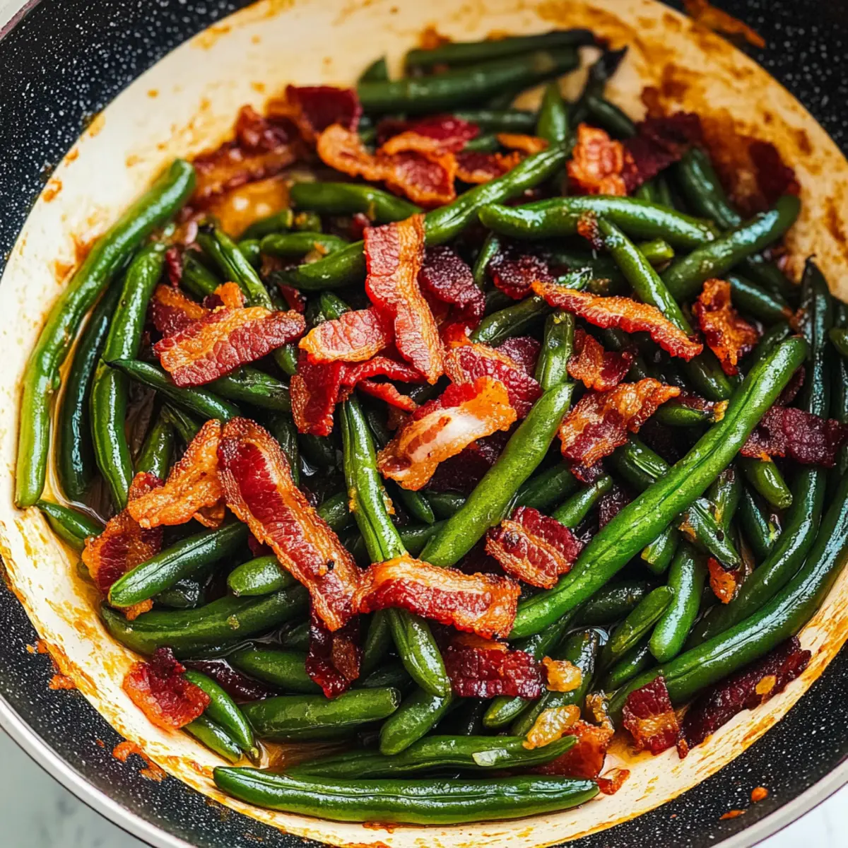 Savory Crack Green Beans with Crispy Bacon Bliss
