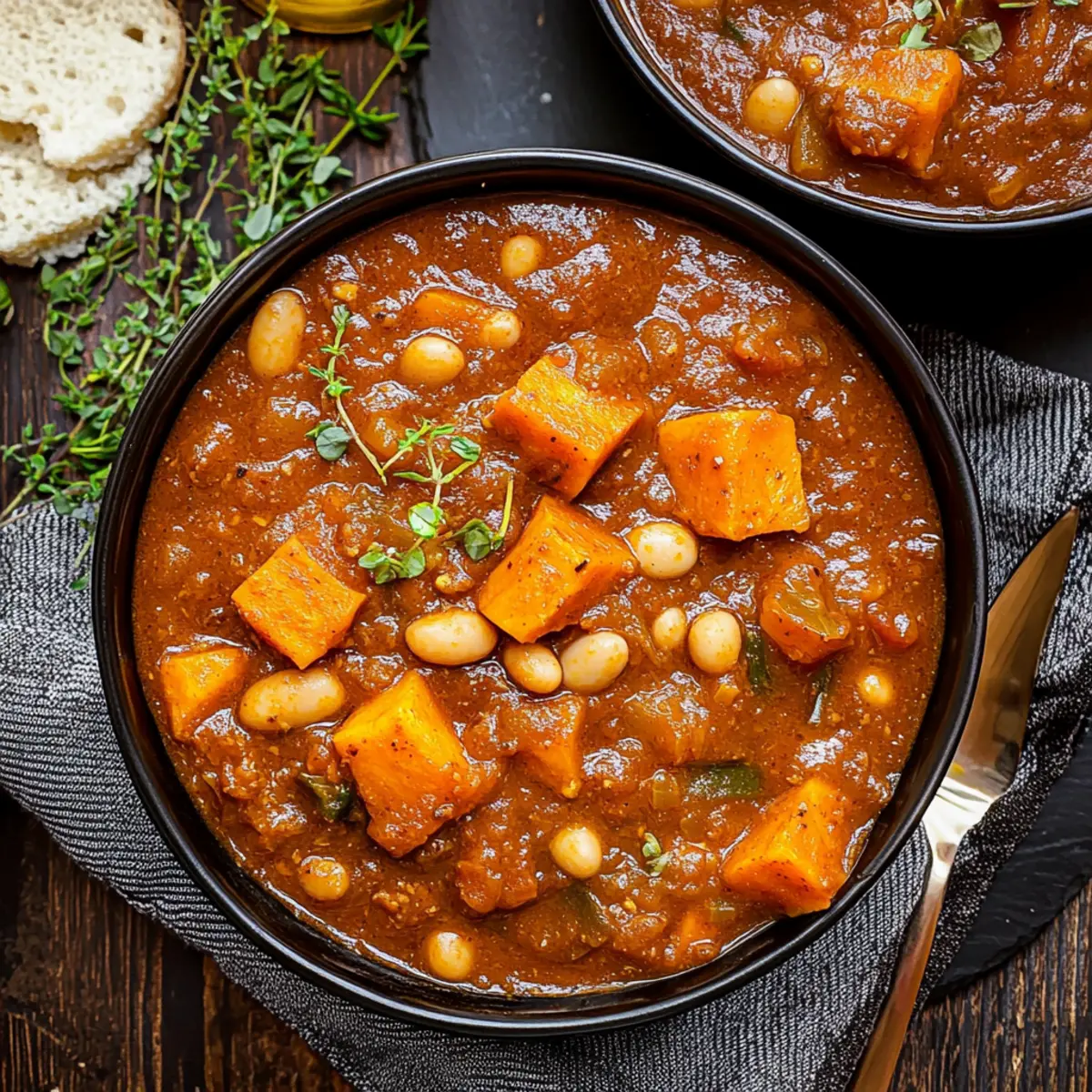 Cozy Vegan Sweet Potato Stew for Warm, Wholesome Evenings