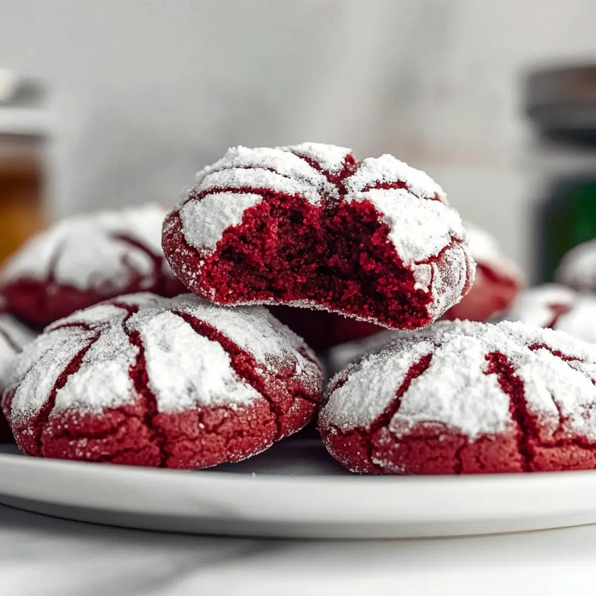 Red Velvet Crinkle Cookies: Indulge in Festive Deliciousness