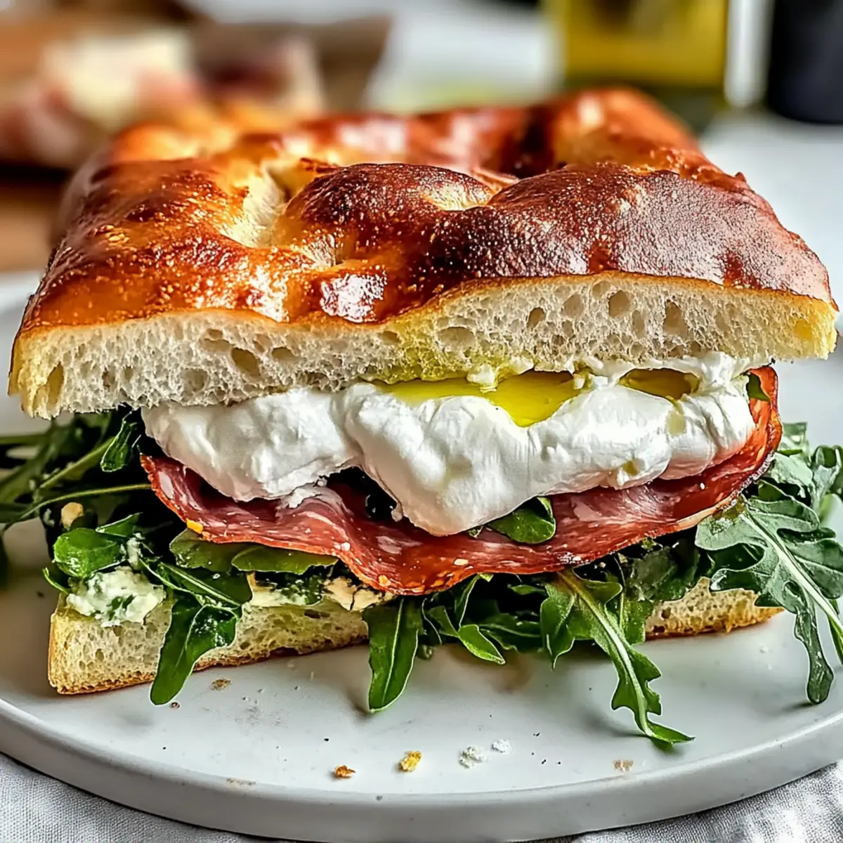 Classic Italian Focaccia Sandwich That Will Wow Your Palate