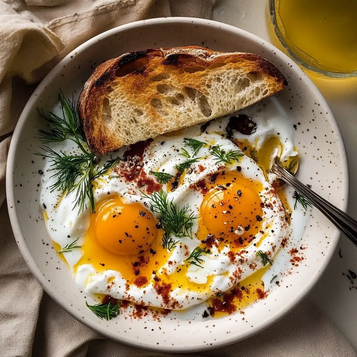 Turkish Eggs with Creamy Yogurt & Butter Sauce Bliss