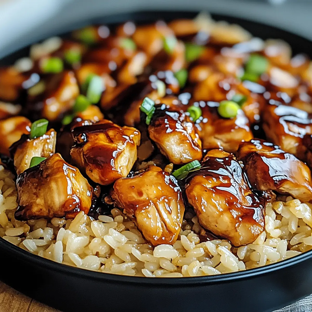 Savory Honey BBQ Chicken Rice for a Cozy Family Dinner
