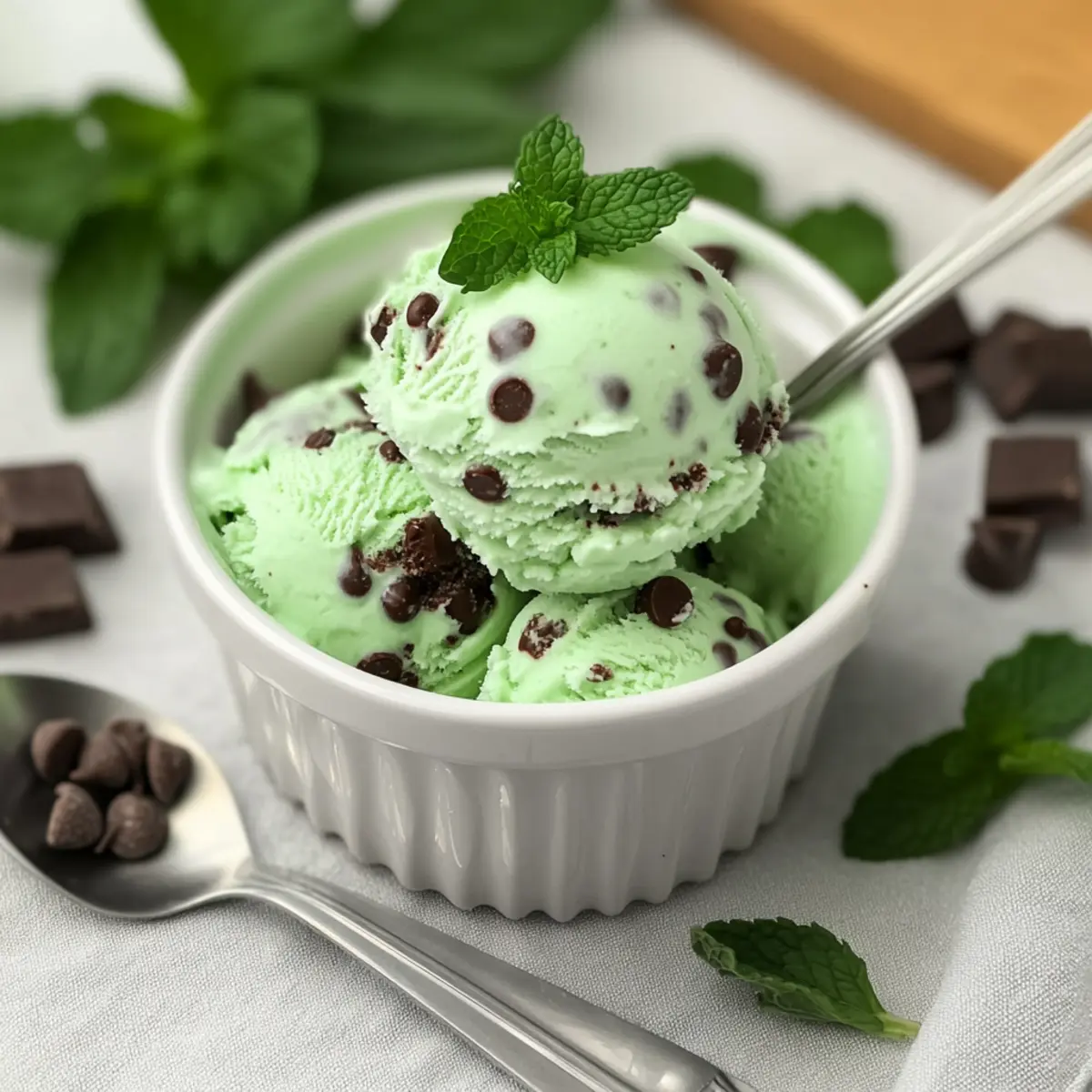 Ninja Creami Mint Chocolate Chip Ice Cream You'll Crave