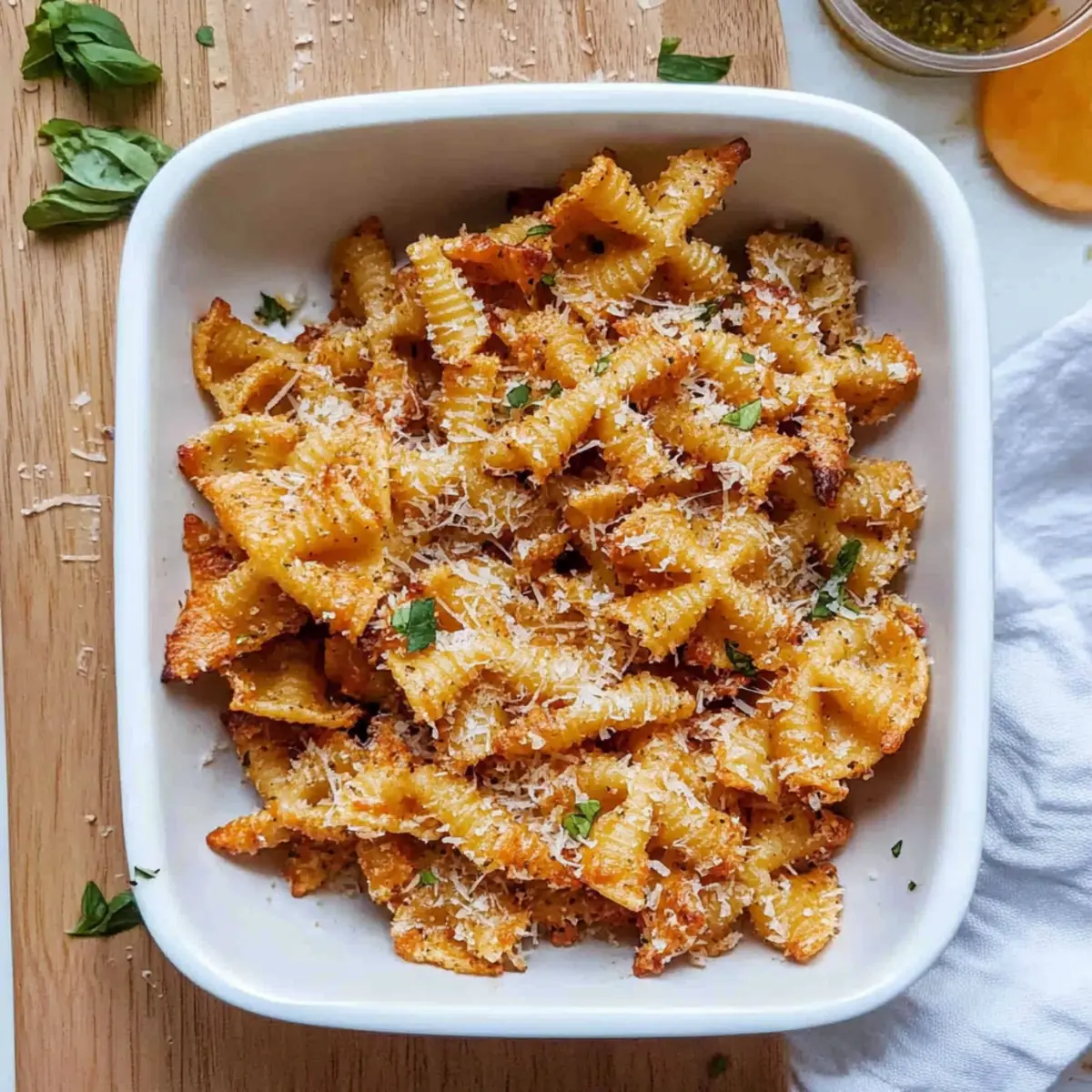 Crispy Air Fryer Pasta Chips That Everyone Will Love