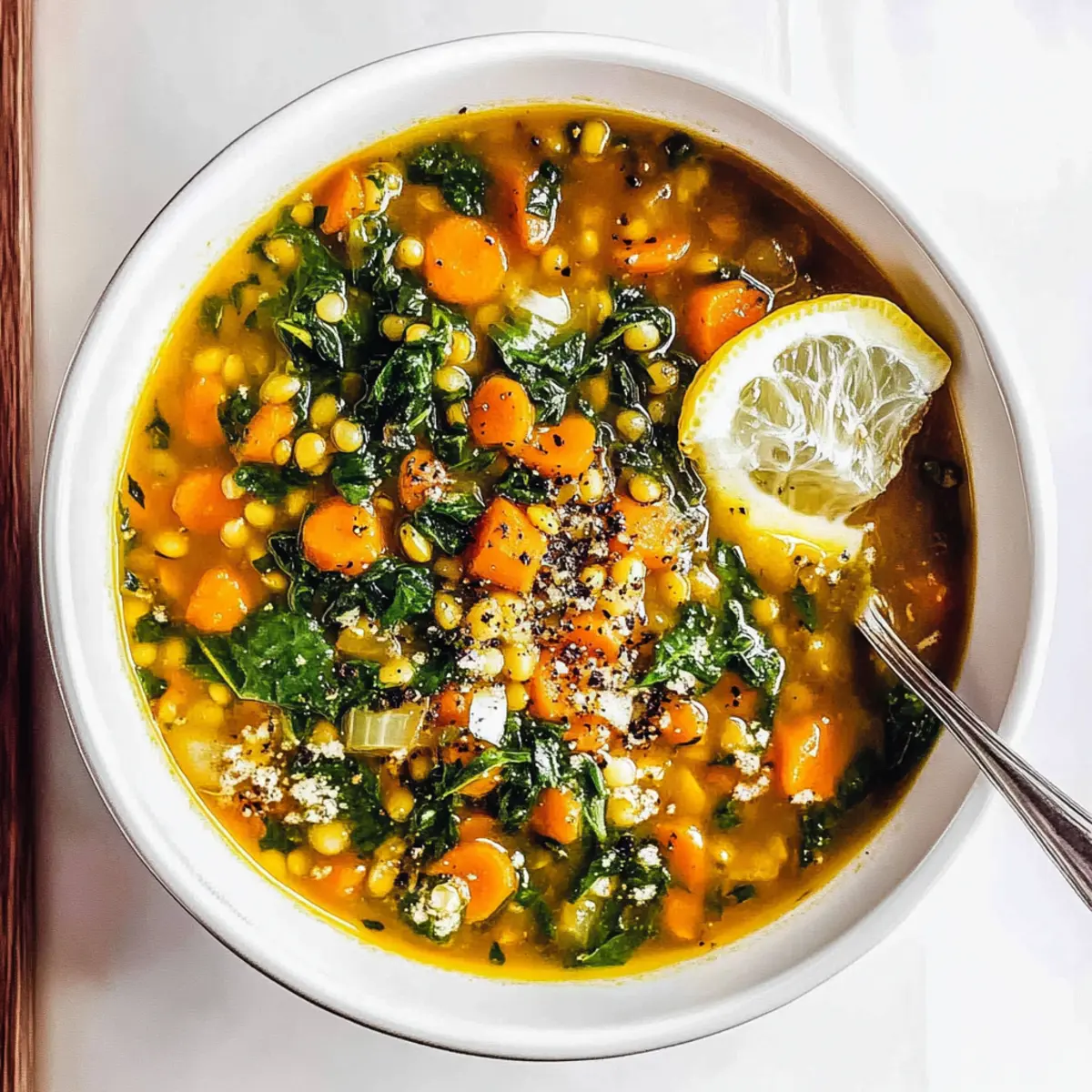 Wholesome Carrot, Red Lentil, and Spinach Soup in 30 Minutes