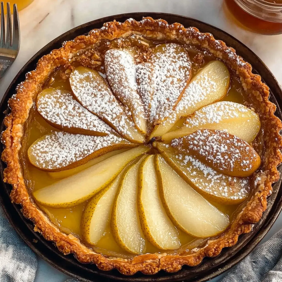 Decadent Pear Almond Frangipane Tart to Impress Your Guests