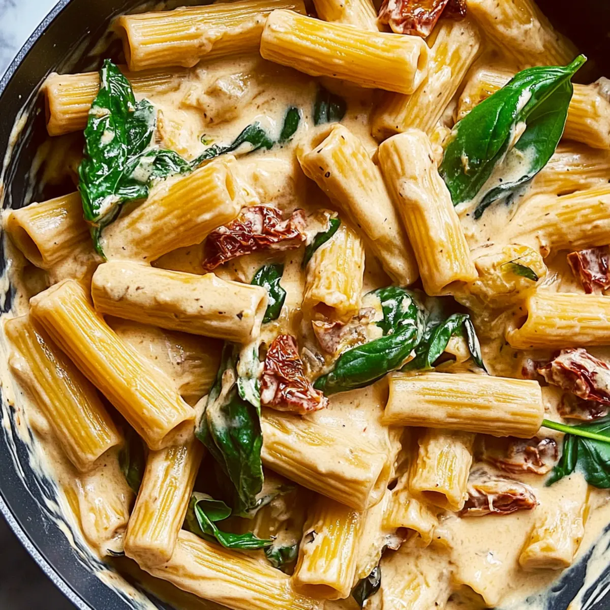 Creamy Tuscan Vegan Pasta for a Quick Comfort Meal