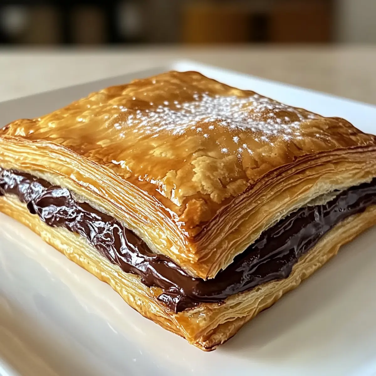 Irresistible Chocolate Puff Pastry in Just 25 Minutes