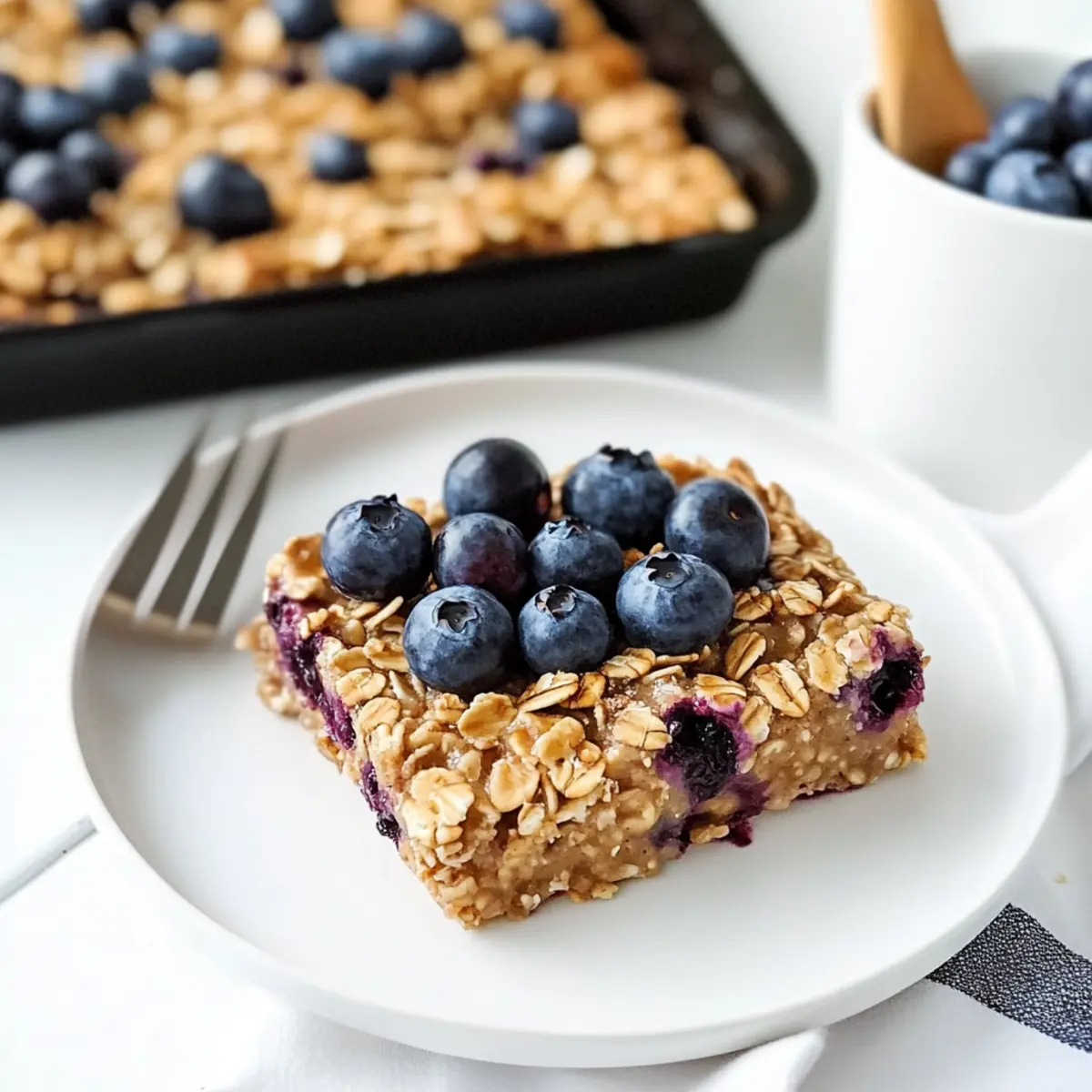 Cozy Baked Oatmeal with Applesauce for a Healthy Start