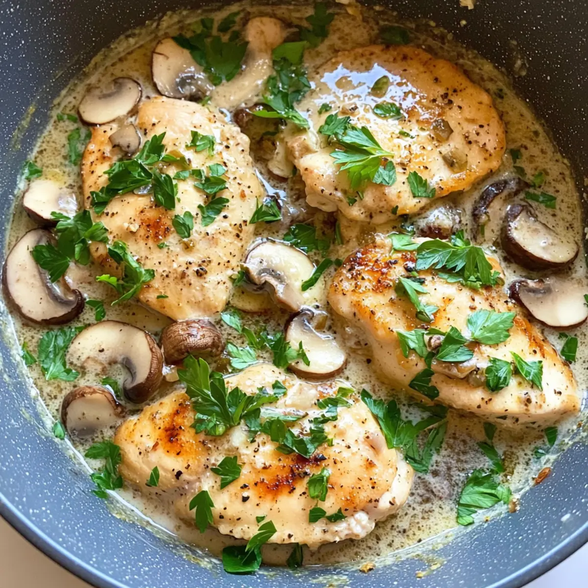 Creamy Mushroom Chicken: Quick & Cozy Dinner Delight