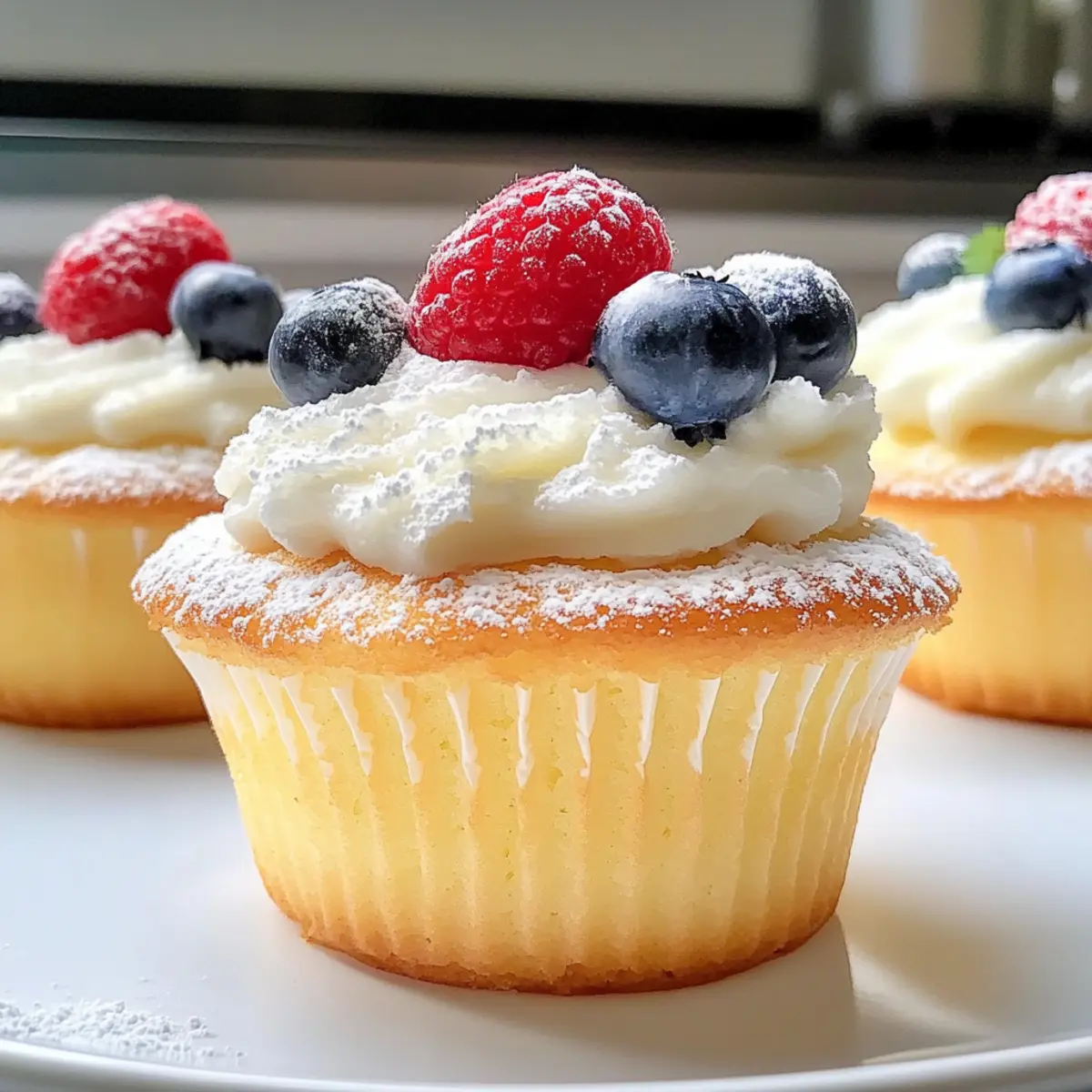 Fluffy Japanese Cotton Cheesecake Cupcakes for Sweet Bliss
