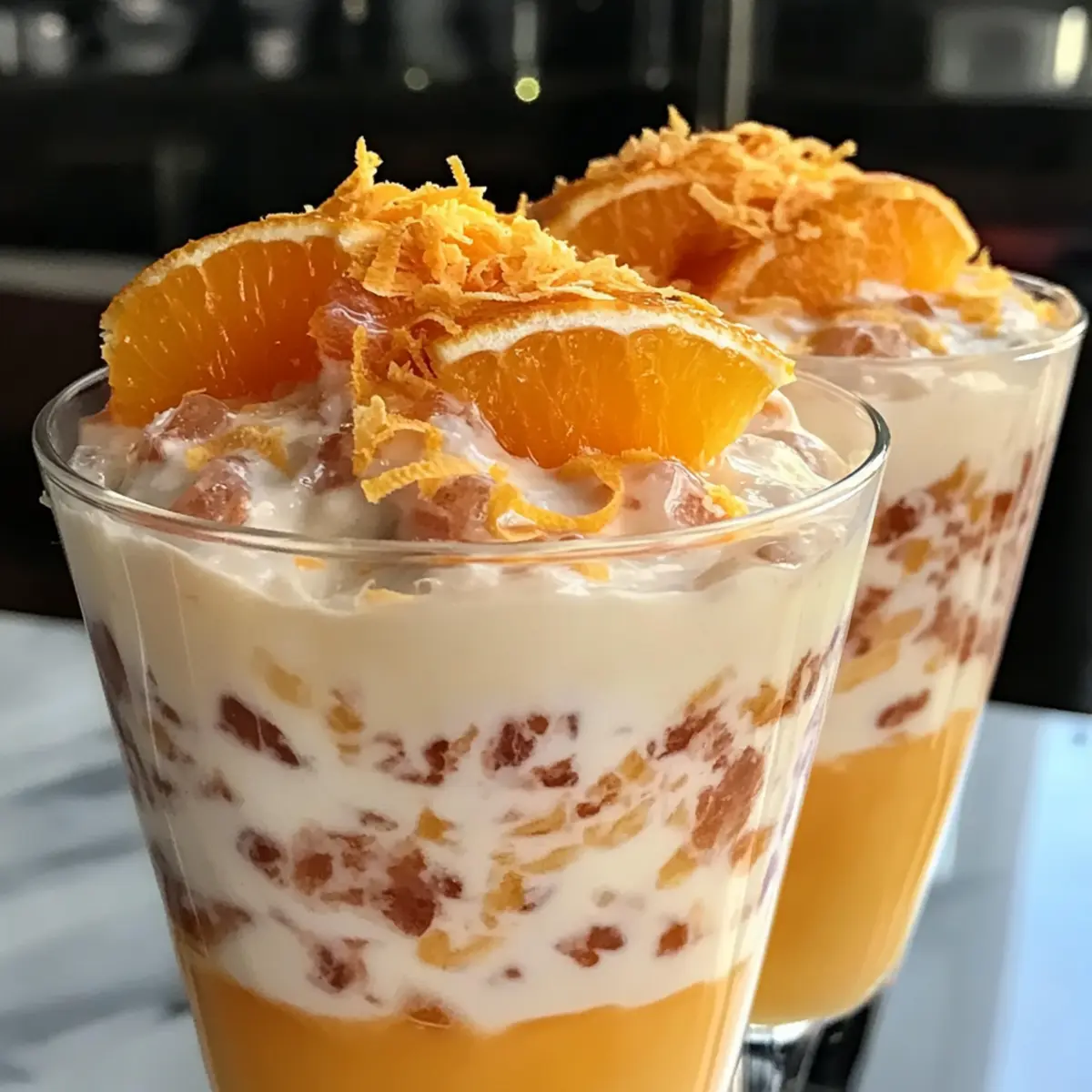 Coconut Orange Glow: Your New Favorite Creamy Dessert
