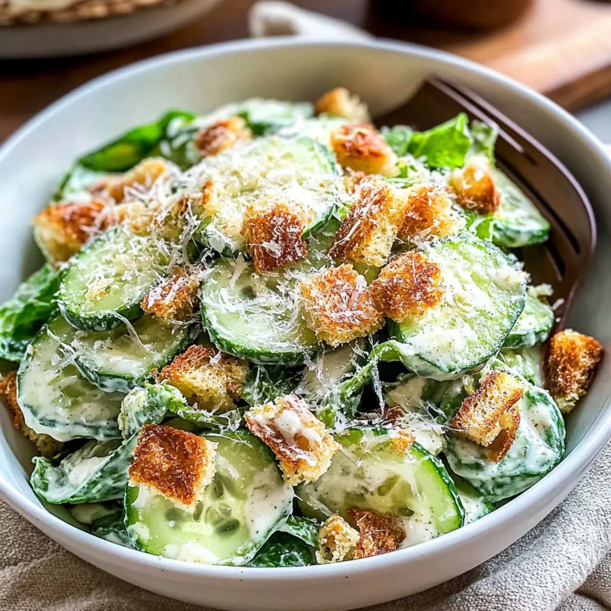 Cucumber Caesar Salad: A Refreshing Take on Tradition