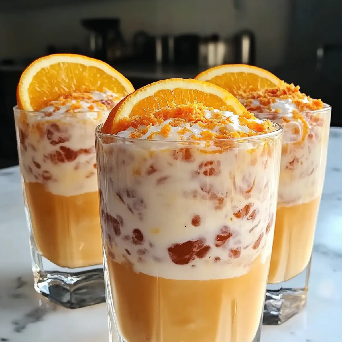 Coconut Orange Glow: A Silky Tropical Treat in Minutes