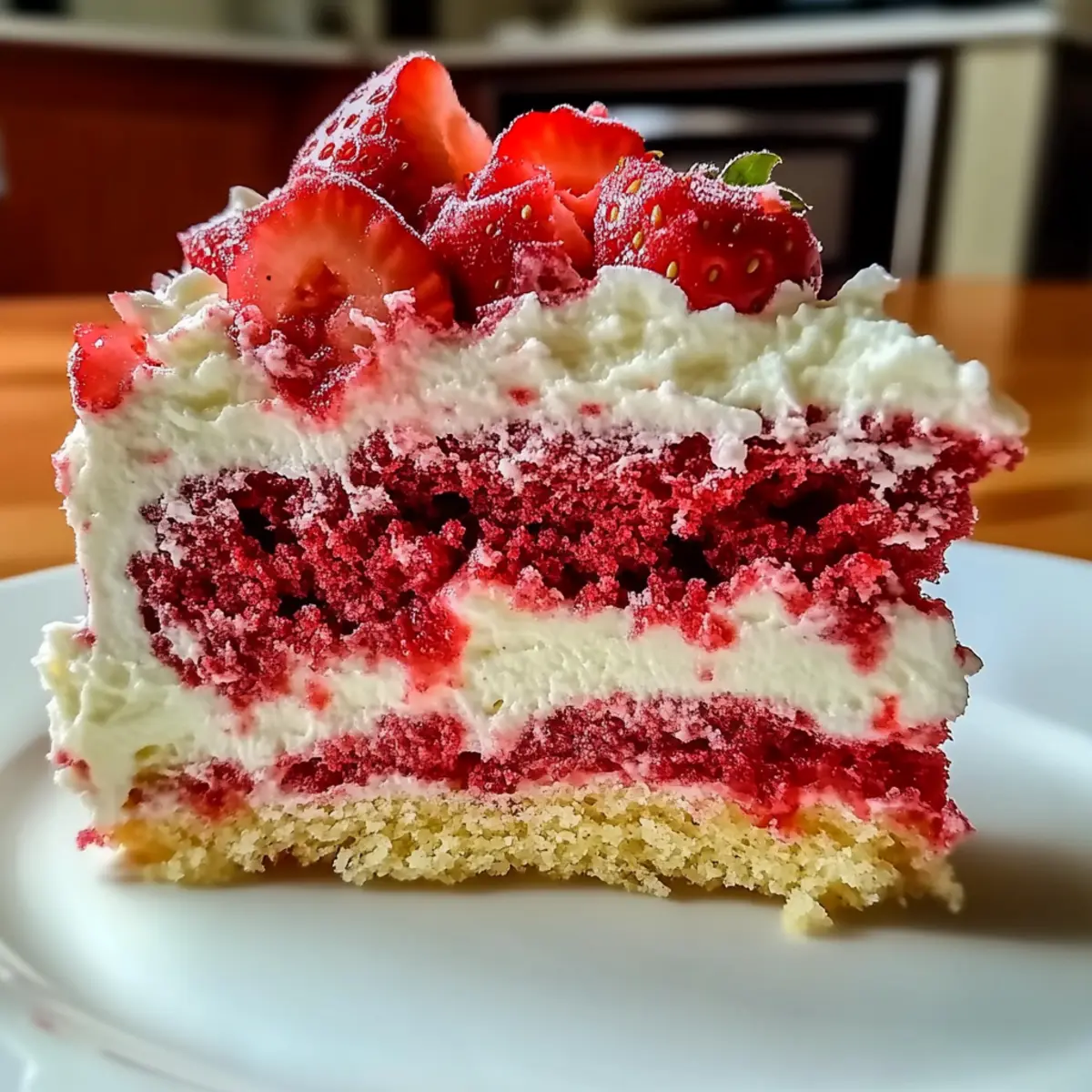 Irresistible Strawberry Earthquake Cake You’ll Love