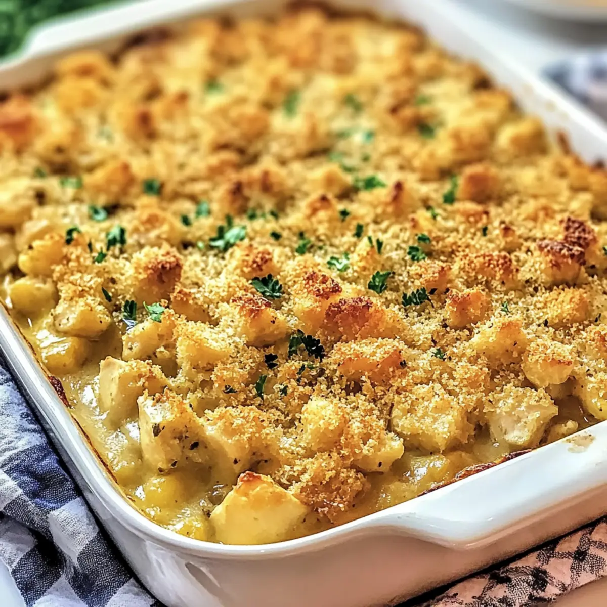 Classic Chicken and Stuffing Casserole: Comfort in Every Bite