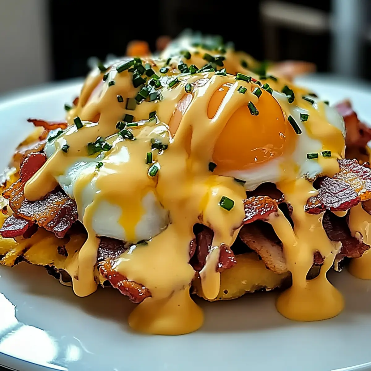 Ultimate Breakfast Poutine with Velvety Hollandaise Bliss