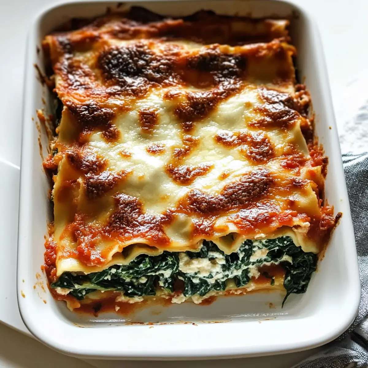 Cheesy Spinach Ricotta Lasagna: A Cozy Comfort Food Delight