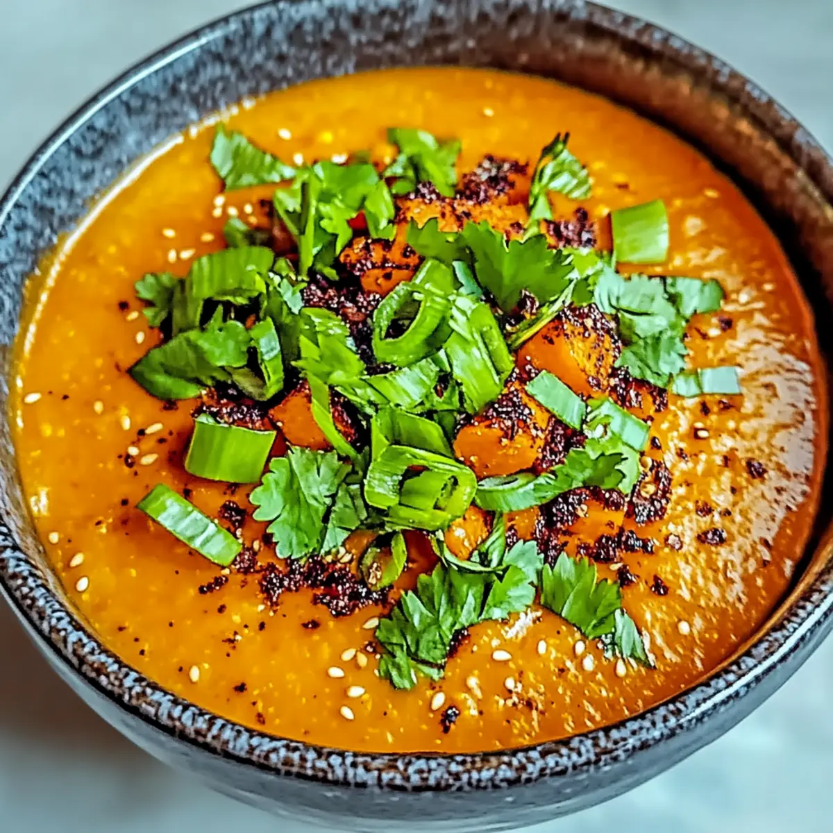 Spicy Miso Carrot Soup for a Quick Cozy Night In