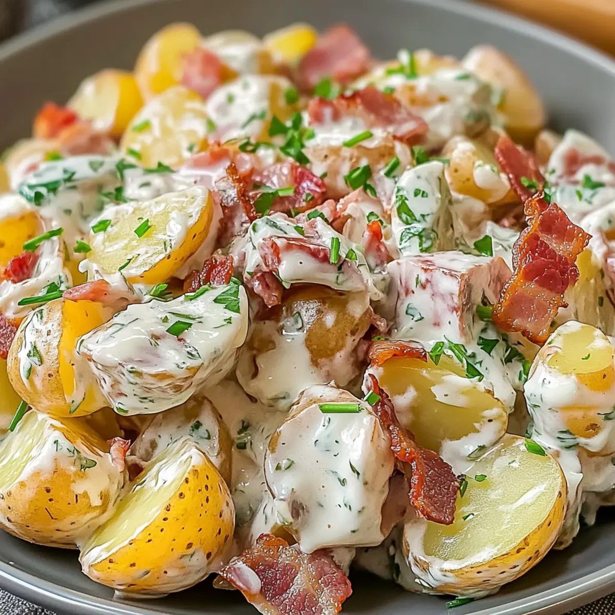 Creamy Steakhouse Potato Salad for Your Next BBQ Delight