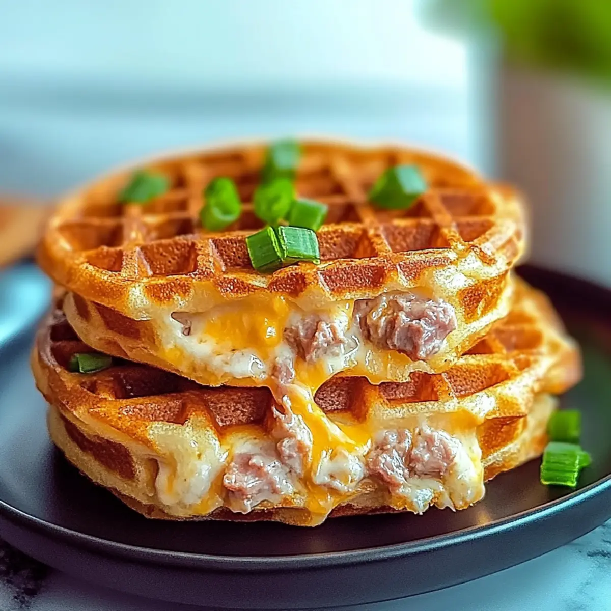 Tuna Melt Chaffle: Your New Favorite Low-Carb Delight