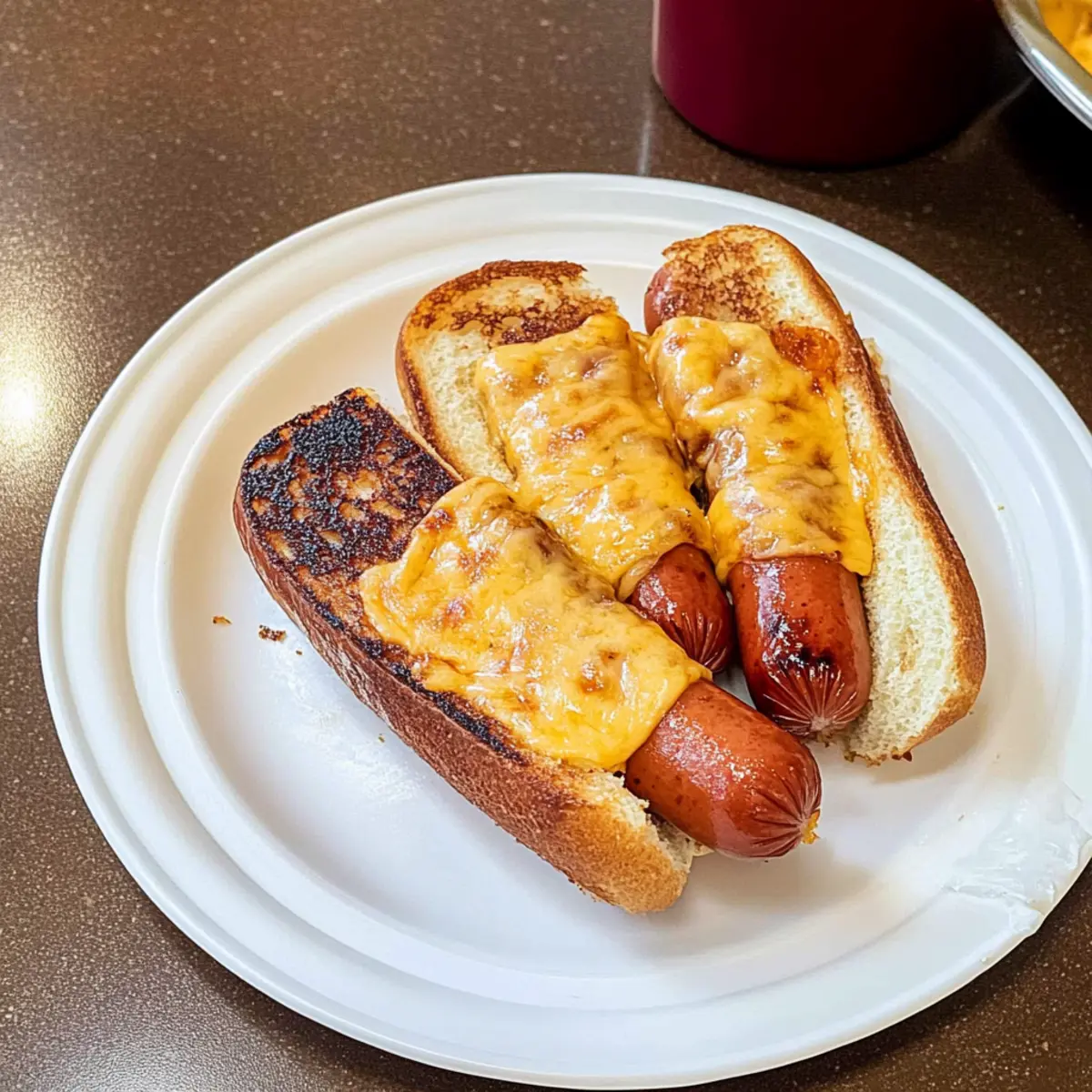Irresistible Air Fryer Grilled Cheese Hot Dogs in Minutes