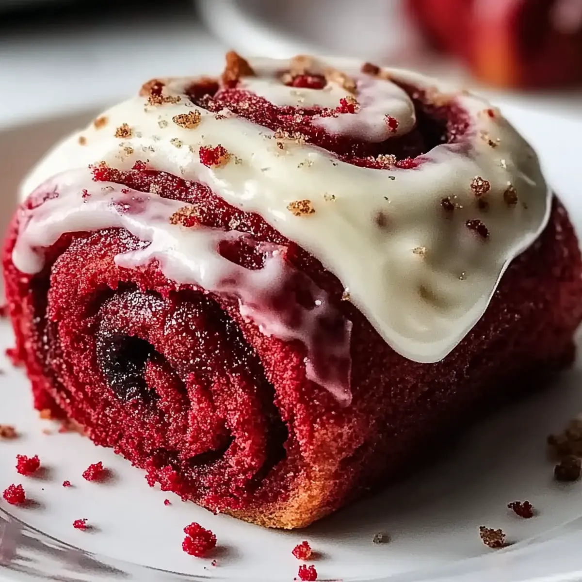 Decadent Red Velvet Valentine’s Day Cinnamon Rolls to Cherish